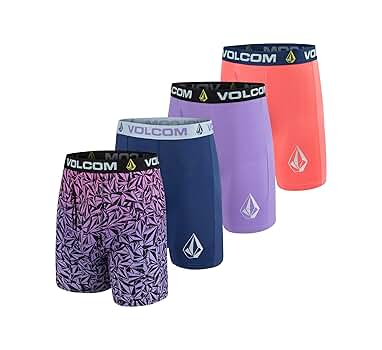 Volcom Mens Boxer Briefs Poly Spandex Performance Boxer